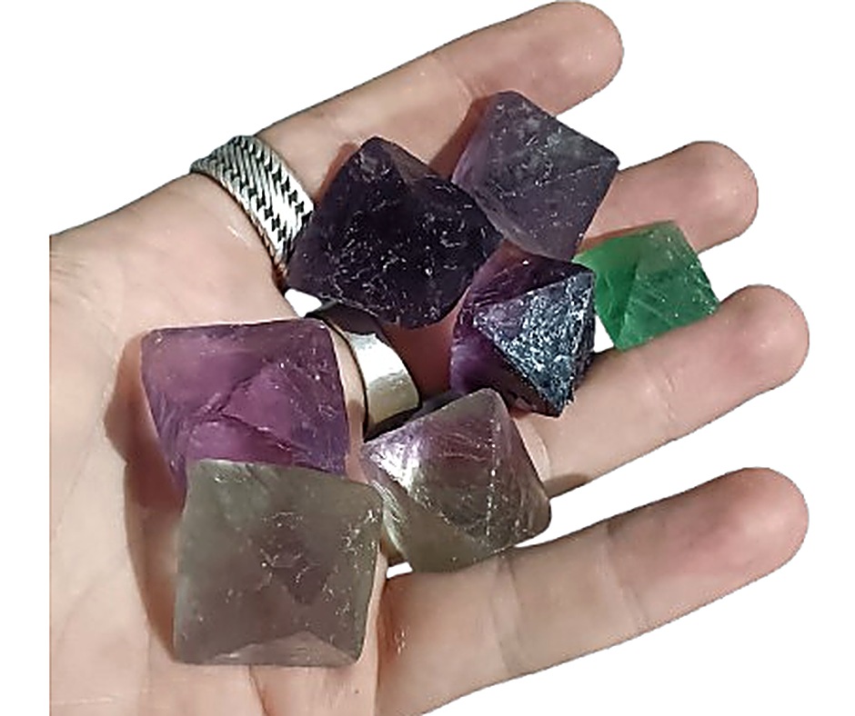 Fluorite Hexagonal Cubes