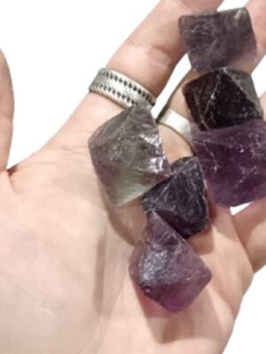 Fluorite Hexagonal Cubes · Purple