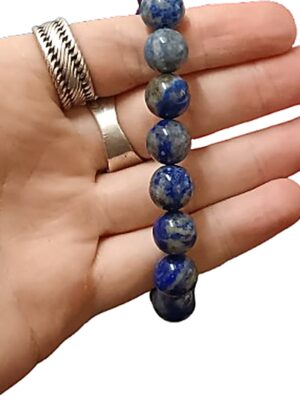 12mm Crystal bead bracelets · Lapis lazuli