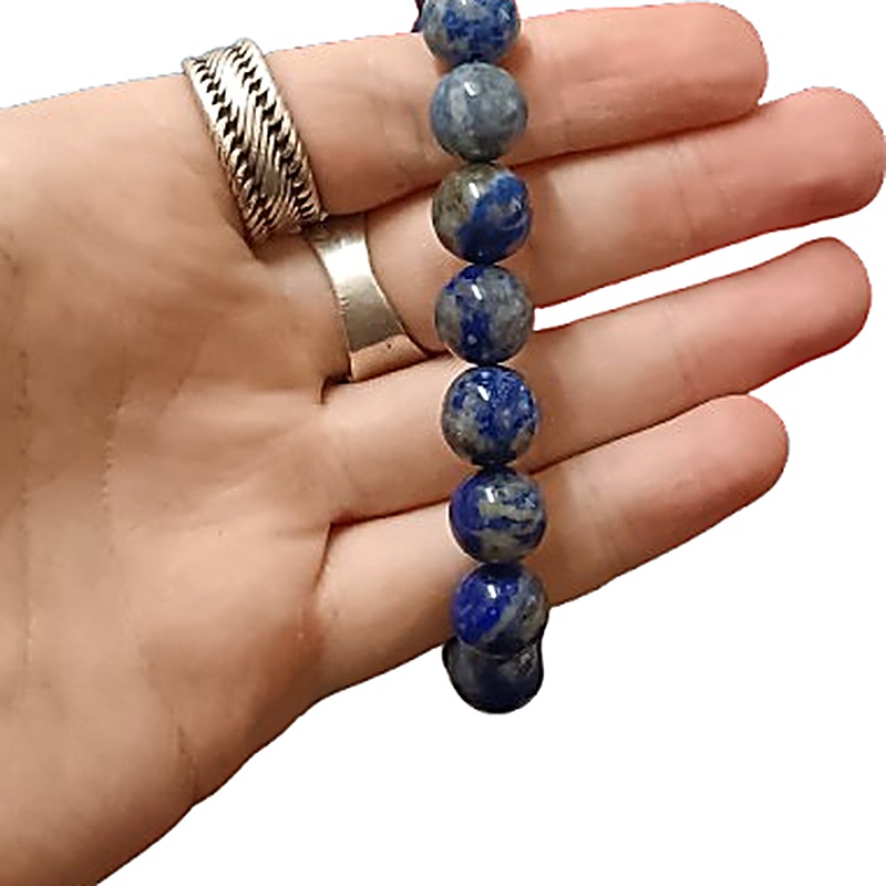 Lapis Lazuli 12mm bead bracelet