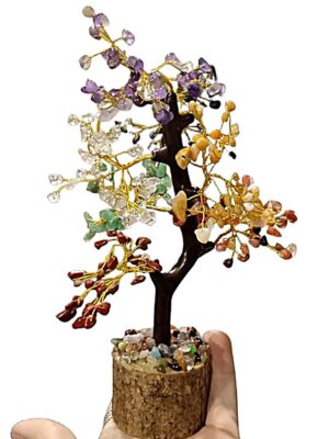 Large Chip Tree, Wooden Base