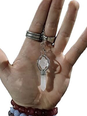 Merkaba Crystal Pendulum · Clear quartz