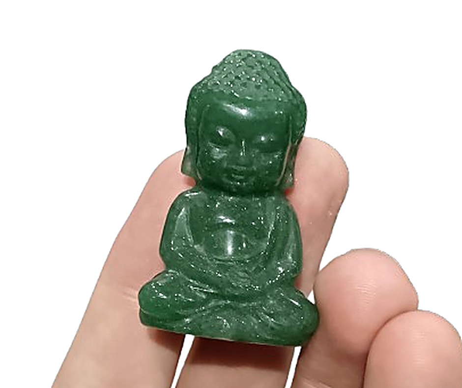 Mini Crystal Buddha · Aventurine