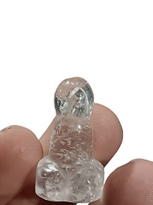 Mini Crystal Penis · Clear quartz