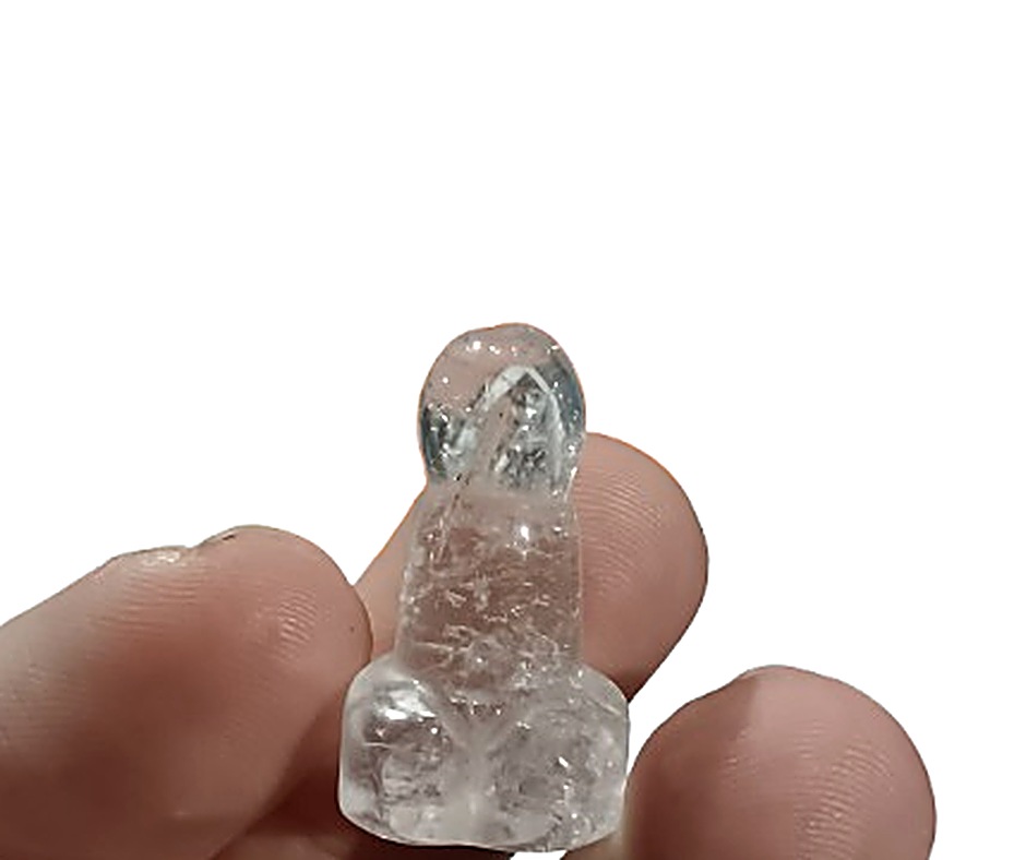 Mini Crystal Penis · Clear quartz