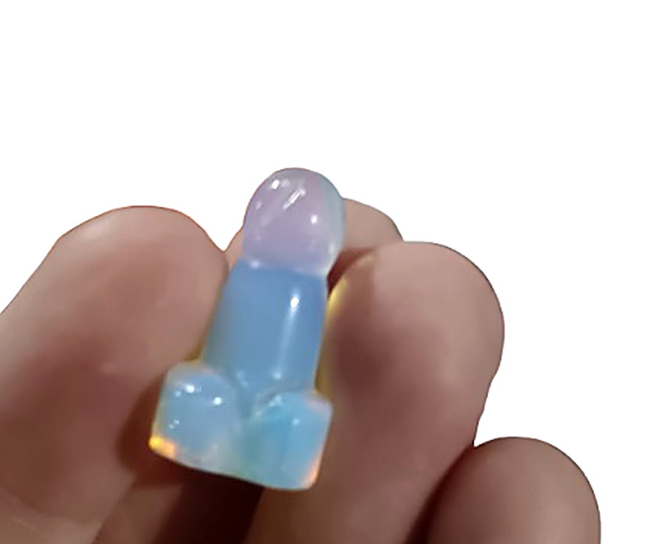 Mini Crystal Penis · Opalite