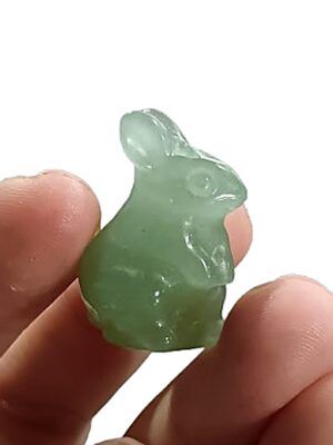 Mini Crystal Rabbit · Aventurine