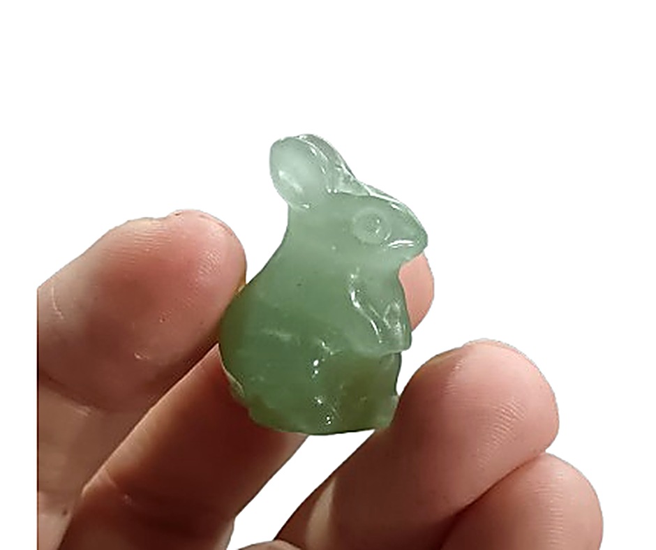 Mini Crystal Rabbit · Aventurine