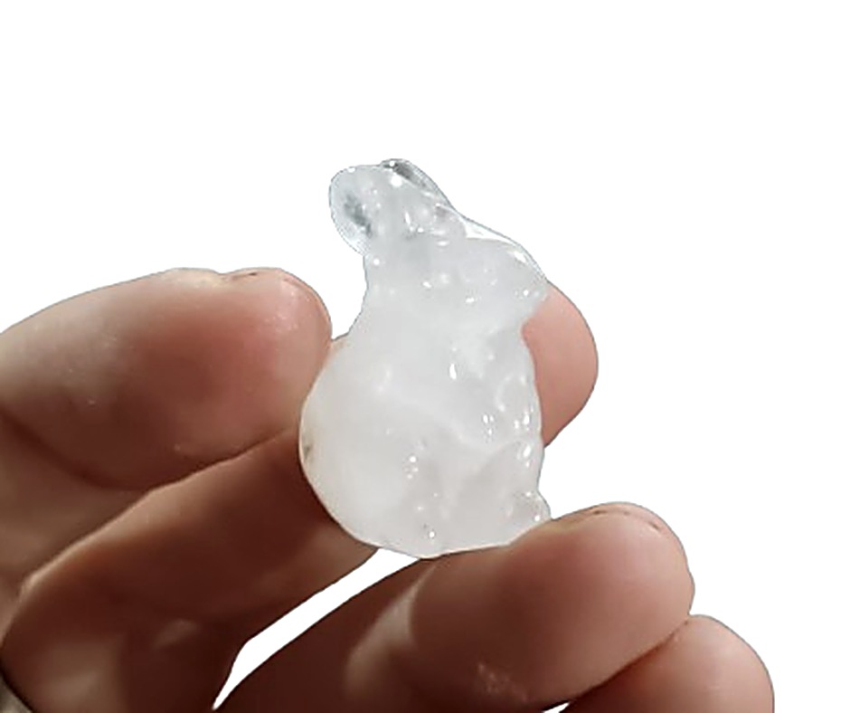 Mini Crystal Rabbit · Clear quartz