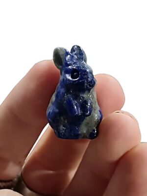 Mini Crystal Rabbit · Lapis lazuli