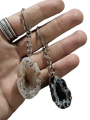 Mini Geode Keychain
