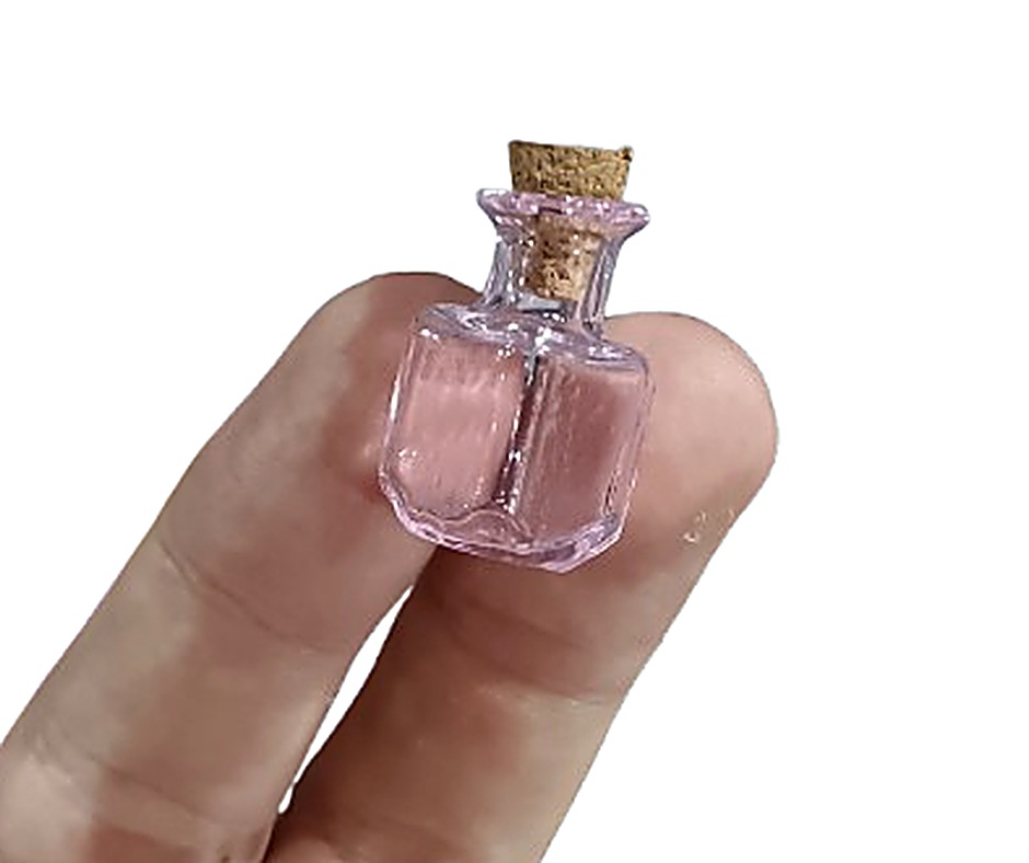 Mini Glass Potion Bottle