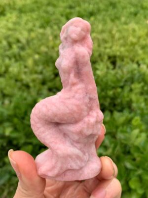 Pink Opal Mermaid Angel