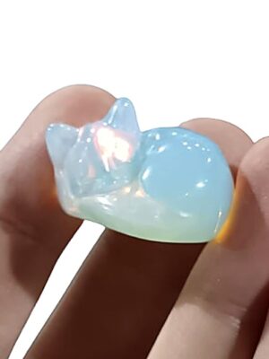 Mini Sleeping Cat · Opalite