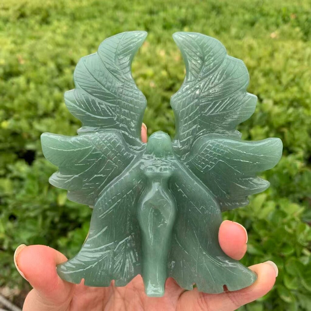 Six-Winged Angel · Green aventurine
