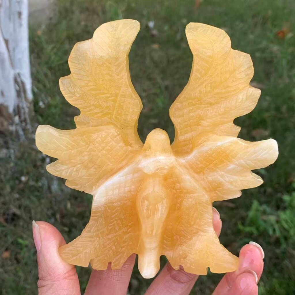Six-Winged Angel · Yellow calcite