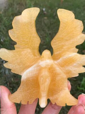 Six-Winged Angel · Yellow calcite