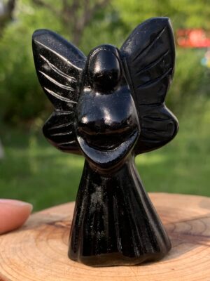 Small Crystal Angel · Obsidian