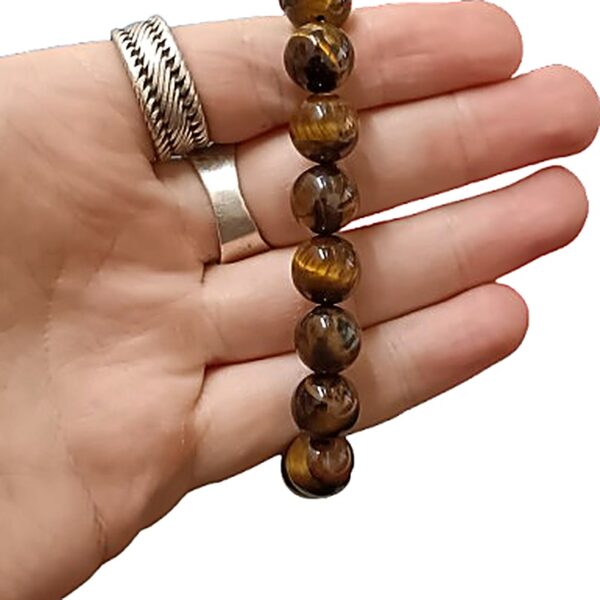 Tiger's Eye 12mm bead bracelet